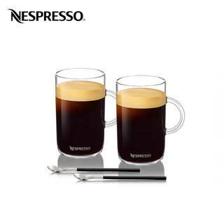 NESPRESSO 浓遇咖啡 Vertuo馥旋系列畅饮咖啡杯套装 钢化咖啡杯590ml*2只