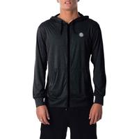 RIP CURL Search Surflite 男子冲浪长袖连帽衫 WLY8UM 黑色