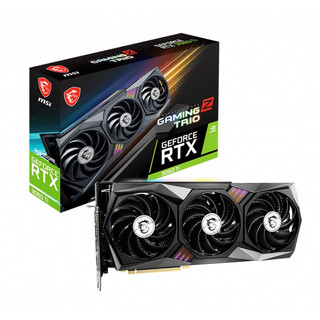 MSI 微星 GeForce RTX 3060Ti Gaming Z TRIO 8G LHR 显卡 8GB 黑色 锁算力版