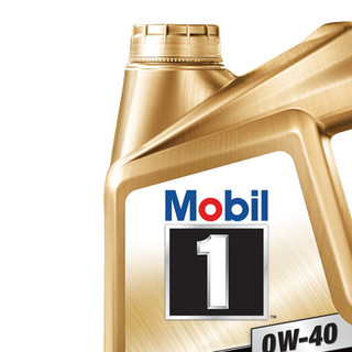 Mobil 美孚 1号系列 金装 0W-40 SN级 全合成机油 4L