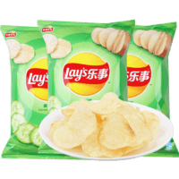 Lay's 乐事 马铃薯片 黄瓜味 70g*3袋