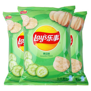 Lay's 乐事 马铃薯片 黄瓜味 70g*3袋