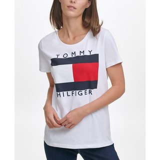 限新用户：TOMMY HILFIGER 汤米·希尔费格 女士圆领短袖T恤