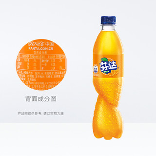 Fanta 芬达 汽水 橙味 500ml*24瓶