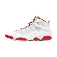 AIR JORDAN 正代系列 Air Jordan 6 Rings 男子篮球鞋 DD5077-105 白红 42.5