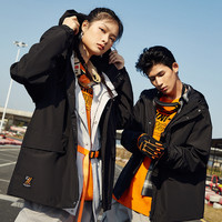 A21 R411114020 男女款连帽风衣