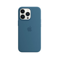 Apple 苹果 iPhone 13 Pro 硅胶手机壳 雀羽蓝色