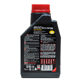 MOTUL 摩特 8100 ECO NERGY 5W-30 SL级 全合成机油 1L