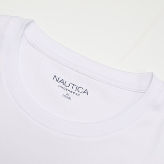 NAUTICA 诺帝卡 N5系列 男士圆领短袖T恤 NTNS110007 漂白 M