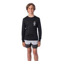 RIP CURL Search 男童冲浪T恤 WLY9CB 黑色