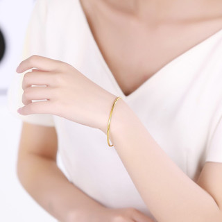 CHJ JEWELLERY 潮宏基 SDG30000637 优雅足金手镯 7.4g