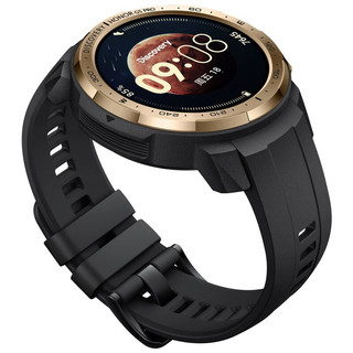 HONOR 荣耀 GS Pro Discovery联名款 智能手表 48mm 黑色表盘 黑色氟胶表带（血氧、GPS、扬声器、温度计、心率）