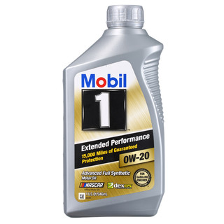 Mobil 美孚 1号系列 EP 0W-20 SN级 全合成机油 946ml*6瓶