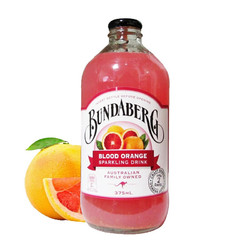 BUNDABERG 宾得宝 澳州原装进口 宾得宝（Bundaberg）含气 血橙饮料375ml玻璃瓶装 食品饮品汽水