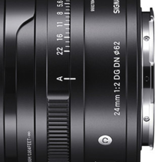 SIGMA 适马 24mm F2 DG DN 广角定焦镜头 索尼E卡口 62mm