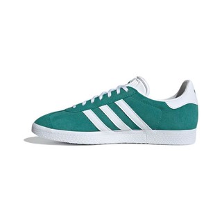 adidas ORIGINALS Gazelle 中性休闲运动鞋 FU9672 绿/白 42