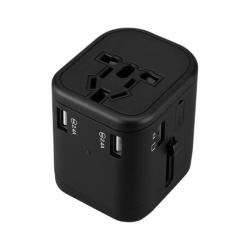 delipow德力普jy166bc多功能转换插头黑色