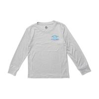 RIP CURL Diamond 男童冲浪T恤 WLYYAO 浅灰色