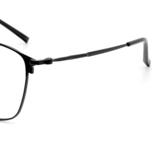 裴漾 3009 黑色纯钛眼镜框+1.60折射率 非球面镜片
