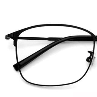 裴漾 3009 黑色纯钛眼镜框+1.71折射率 非球面镜片