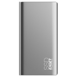 EAGET 忆捷 M1 USB 3.1 移动固态硬盘 Type-C 2TB 银灰色