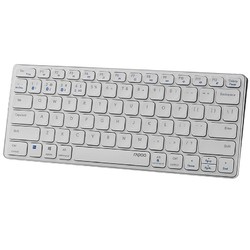 RAPOO 雷柏 E9050G 78键 蓝牙无线薄膜键盘 白色