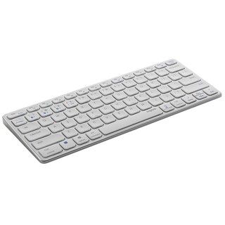 RAPOO 雷柏 E9050G 78键 蓝牙无线薄膜键盘 白色