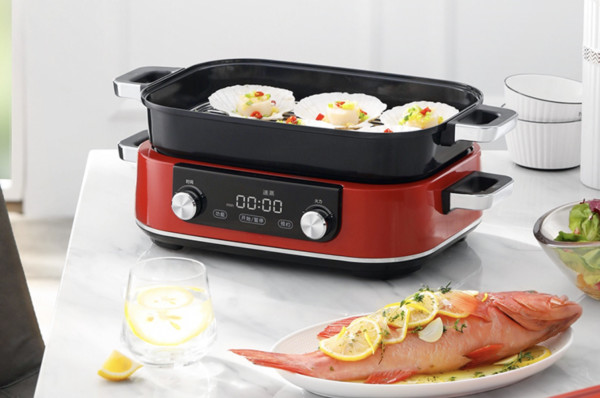 小编精选摩飞多功能锅mr9099蒸煎聚嗨网红爆款