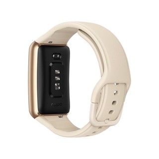 OPPO Watch Free NFC版 智能手表 46mm 流沙金表壳 金色硅胶表带（GPS、血氧、心率）
