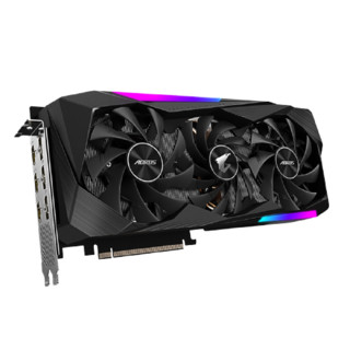 GIGABYTE 技嘉 AORUS系列 RTX 3070Ti MASTER 超级雕 锁算力版 显卡 8GB 黑色