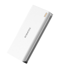 ROMOSS 罗马仕 sense6 加量版 移动电源 白色 20000mAh Micro-B 10W 快充