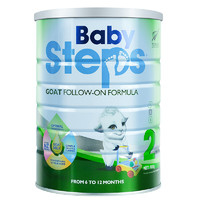 BABYSTEPS 蓓比步 婴儿羊奶粉 新西兰版 2段 900g