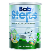 BABYSTEPS 蓓比步 较大婴儿羊奶粉 新西兰版 2段 900g