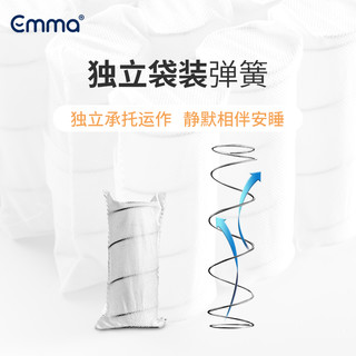 德国Emma床垫席梦思泰国乳胶垫床垫家用软硬两用静音弹簧 弗莱堡 1.5