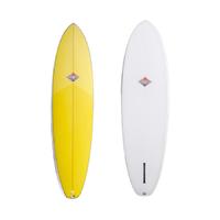 Classic MALIBU 经典马里布 Z Single Fin 传统冲浪板 FunBoard CM539 白色/黄色 7尺