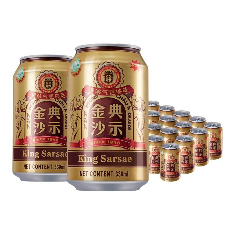 ASIA 亚洲 金典沙示汽水 330ml*24罐