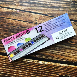 美国daniel Smith丹尼尔史密斯ds固体水彩铁盒装12色创意色固体铁盒套装 报价价格评测怎么样 什么值得买
