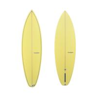 Classic MALIBU 经典马里布 Z Yellow Single Fin 传统冲浪板 FunBoard CM365 黄色 6尺3