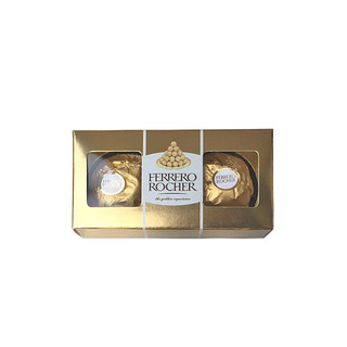 FERRERO ROCHER 费列罗 ROCHER 金色镂空巧克力 2粒 礼盒装