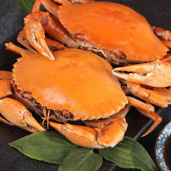 林中山 三门青蟹鲜活一斤一只大公蟹肉蟹 菜鲟海鲜水产螃蟹礼盒 2斤2只