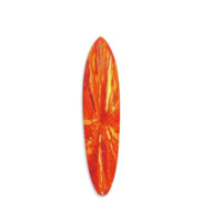 Classic MALIBU 经典马里布 Camel 传统冲浪板 中长板 CM1272 红橙/白色 7尺4