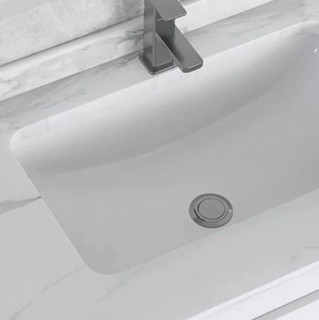 KUKa 顾家家居 G-06204 简约浴室柜组合 白色 70cm 智能对开款