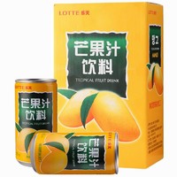 LOTTE 乐天 芒果汁 180ml*4罐