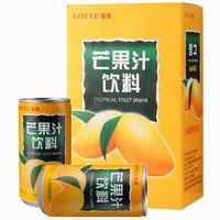 LOTTE 乐天 韩国原装进口芒果汁 180mlX4罐