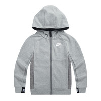 NIKE 耐克 83421HO517F 男童连帽卫衣 岩岭灰 110/52码