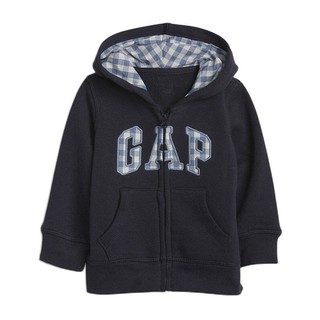 Gap 盖璞 230436 儿童连帽卫衣 靛蓝色 80cm