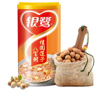 银鹭 桂圆莲子八宝粥 280g*12听