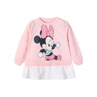 Disney 迪士尼 193S1249 女童长袖T恤 粉色 100cm