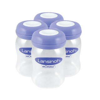 Lansinoh 兰思诺 进口母乳储奶瓶标准口径保鲜瓶储存杯160ml*4只装