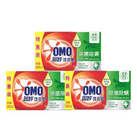 OMO 奥妙 除菌除螨洗衣皂 220g*12块 桉树艾草香型